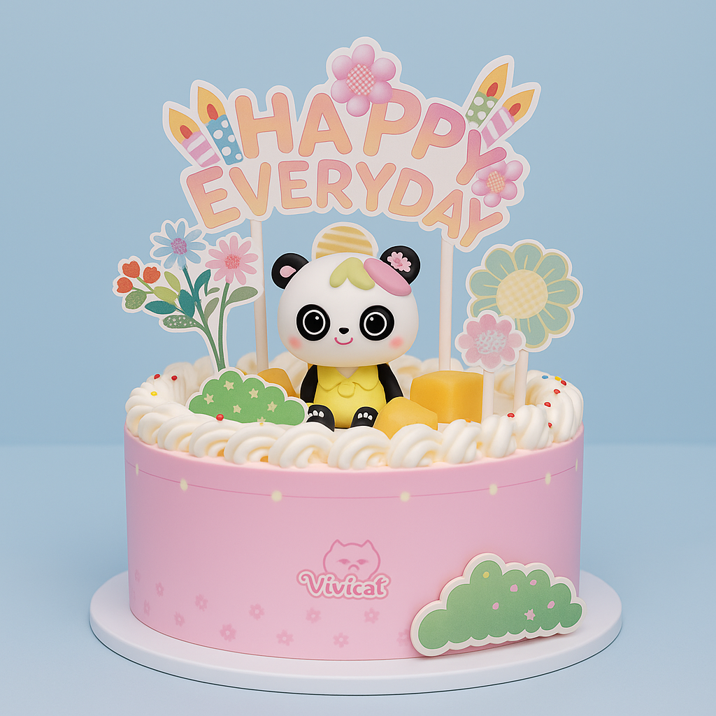 Happy Everyday Cute Panda (25214)