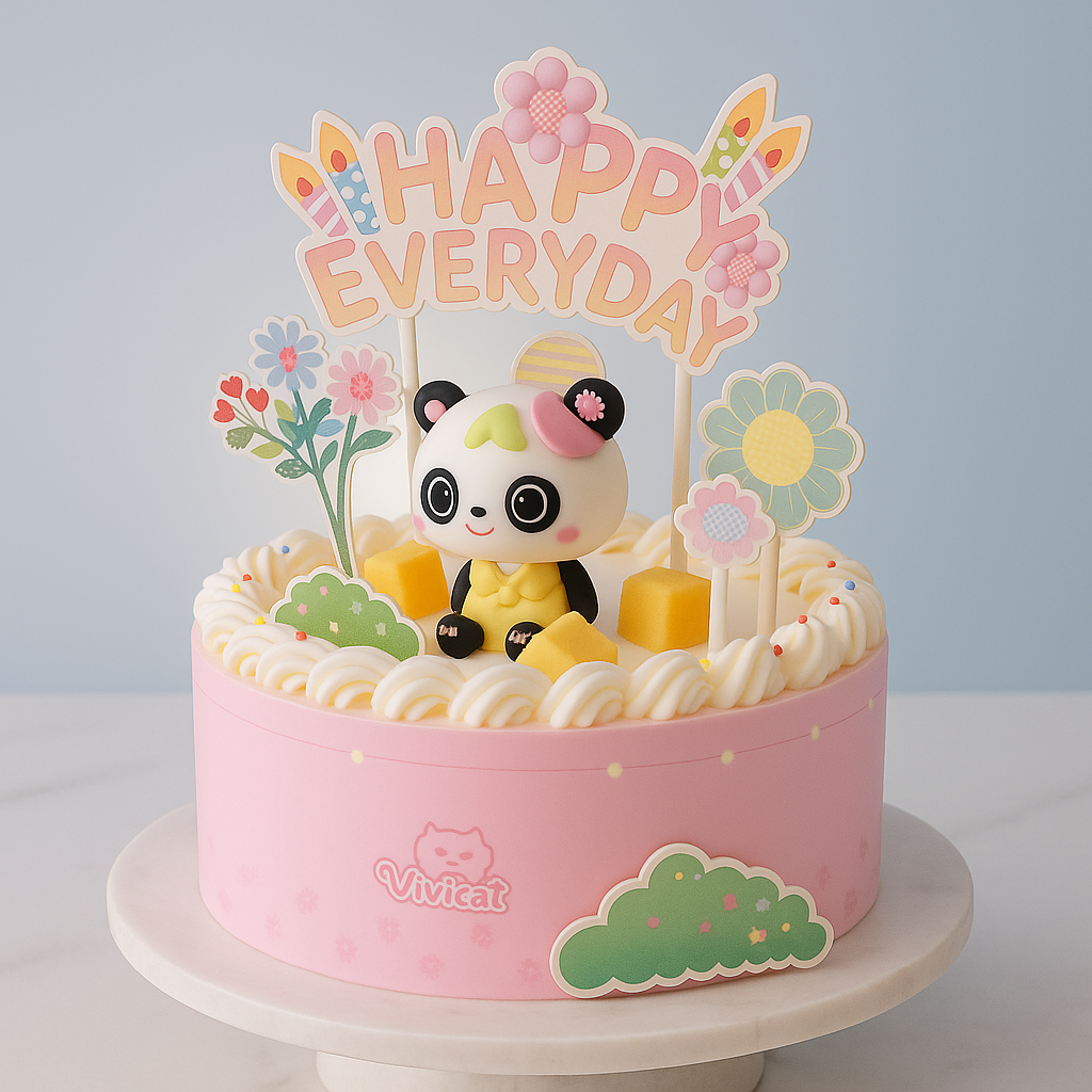 Happy Everyday Cute Panda (25214)