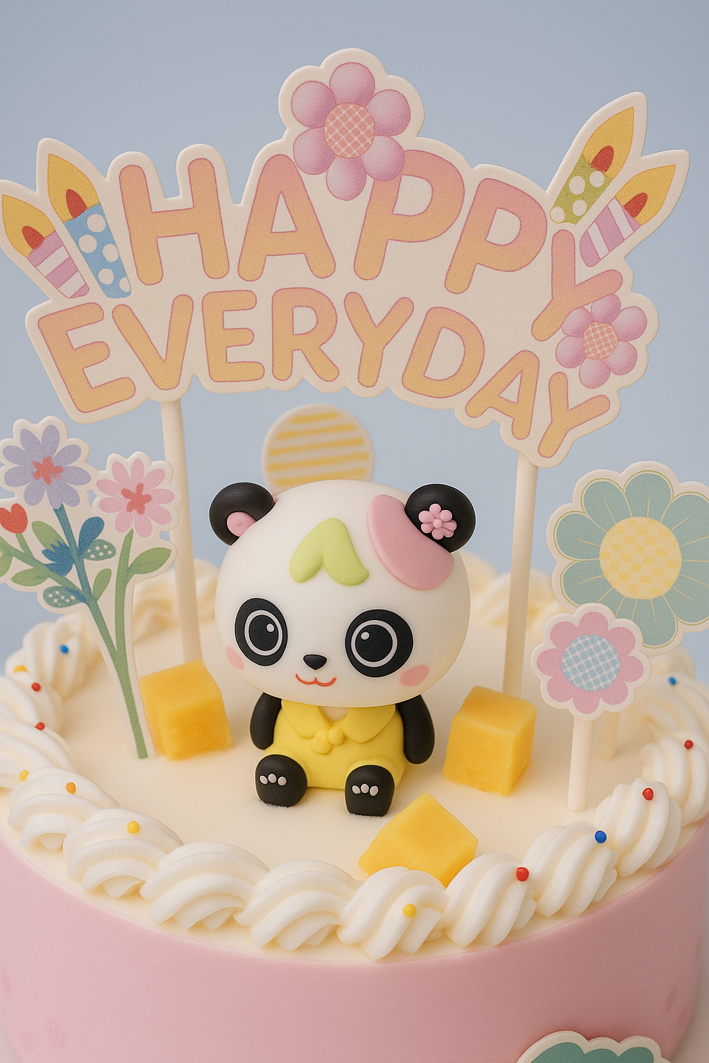 Happy Everyday Cute Panda (25214)