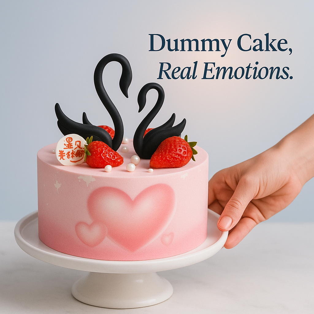 Pink Romance Swan (25346)