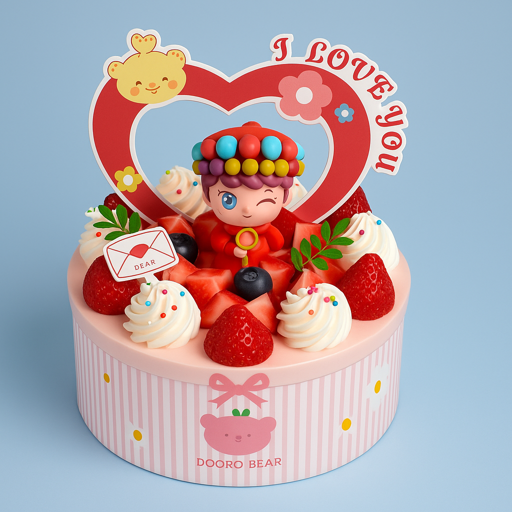 I Love You Strawberry Heart (25038)