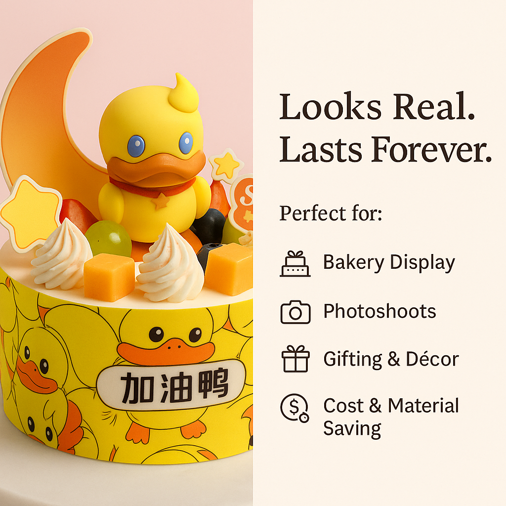 Cute Yellow Duck Sweet Love (25289)