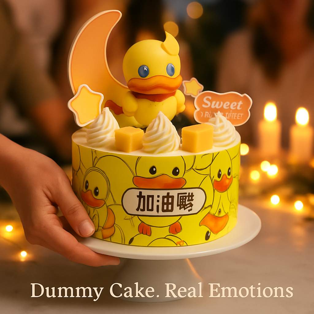 Cute Yellow Duck Sweet Love (25289)
