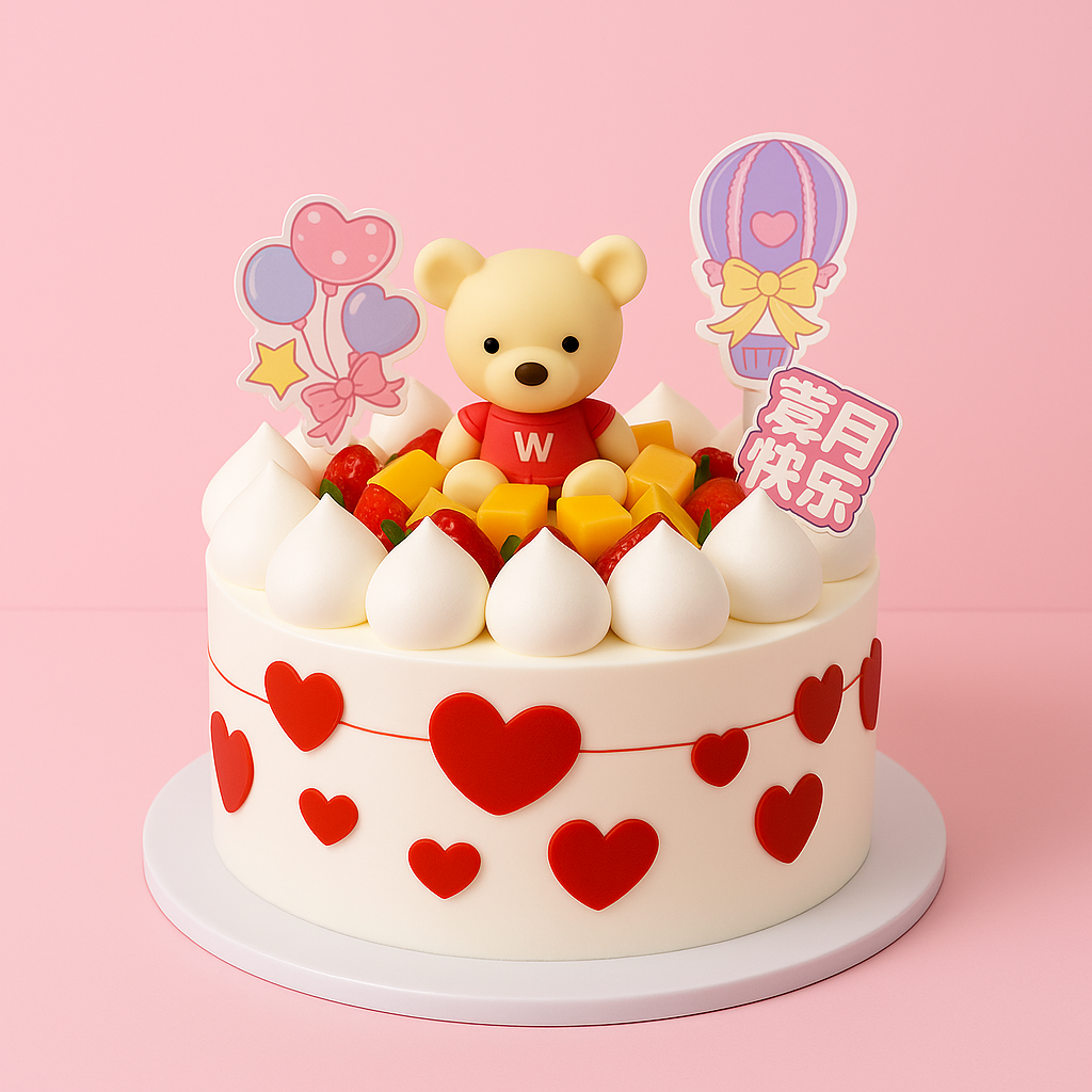Cute Teddy Celebration (25325)