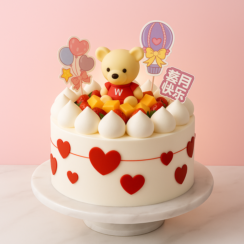 Cute Teddy Celebration (25325)