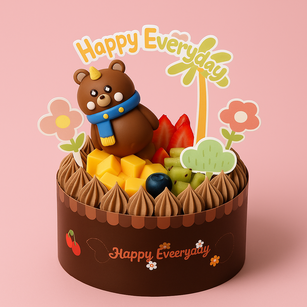 Happy Everyday Chocolate Bear