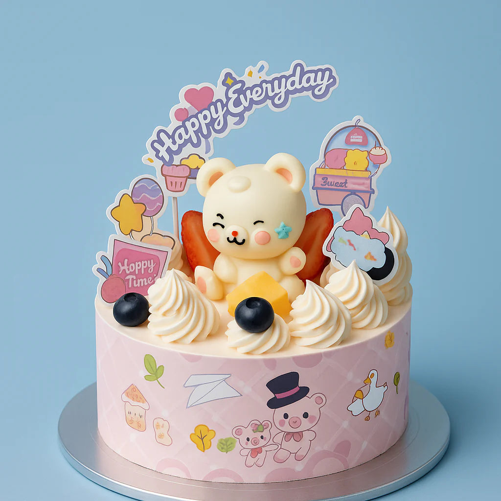 HAPPY EVERYDAY  CUTE BEAR