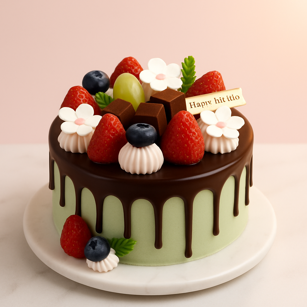 Chocolate Drip Fruit Bloom (25222)