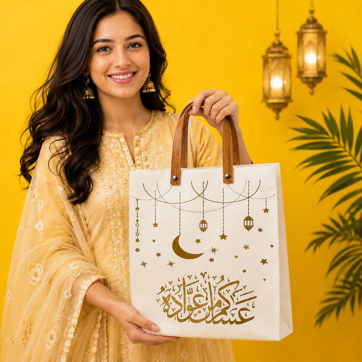 RAMADAN  TRANSPARENT BAG-2  (Set of 2 PCS)