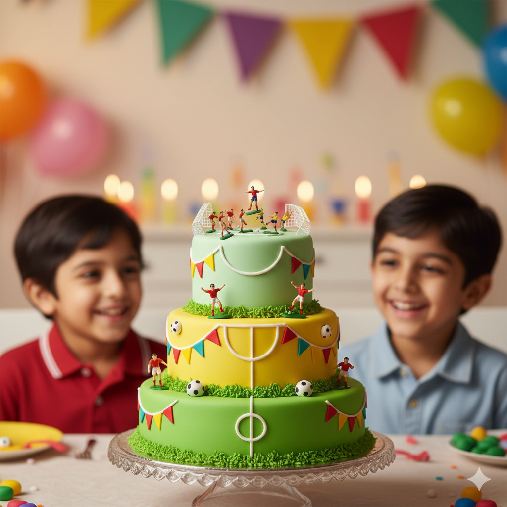 CAKE TOY  FOOTBALL SET OF  10 PCS