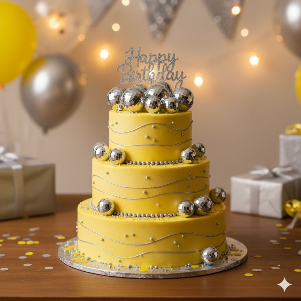 CAKE DECORATION  OR FAUX BALL  DISCO SILVER COLOR  (12 PCS OF SAME  COLOR IN ONE  PACKET)