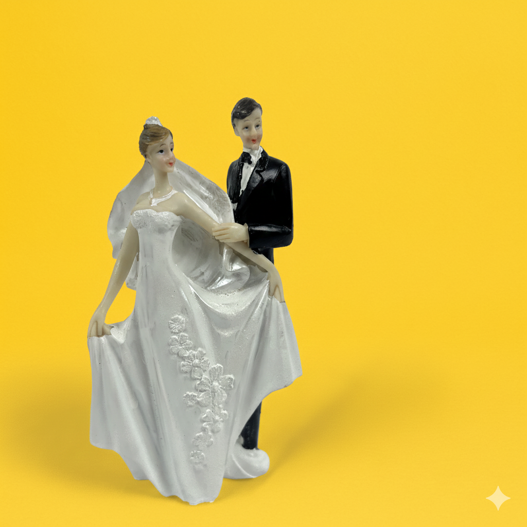 CAKE TOY STATUE  SITTING CUTE BOY OR  GIRL 1 PC (GIRL OR  BOY ONLY 1)