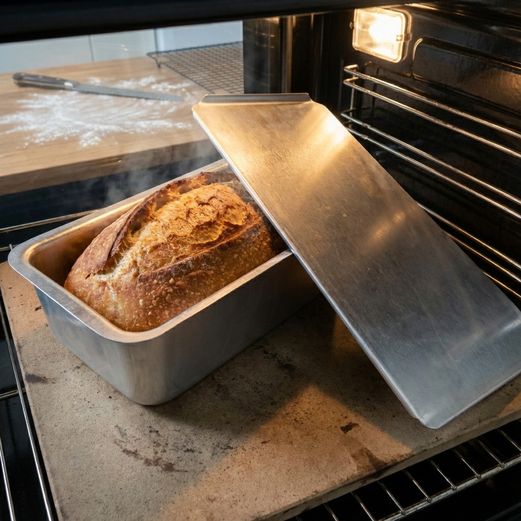 ALUMINIUM  ICECREAM AND  BREAD BOX WITH  LID RECTANGLE  SHAPE 8*3.5*2 INCH  (1 PC)