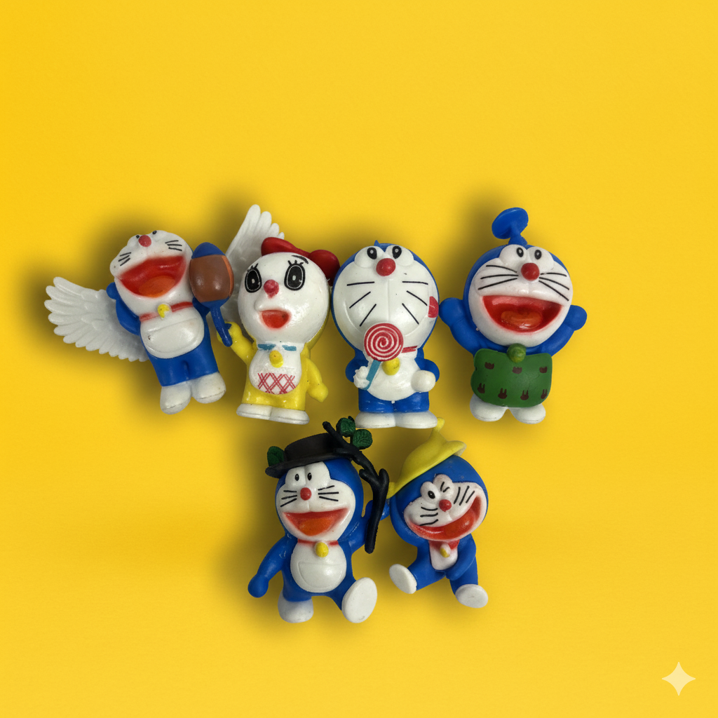 CAKE TOY  DOREMON SET OF 6  PCS