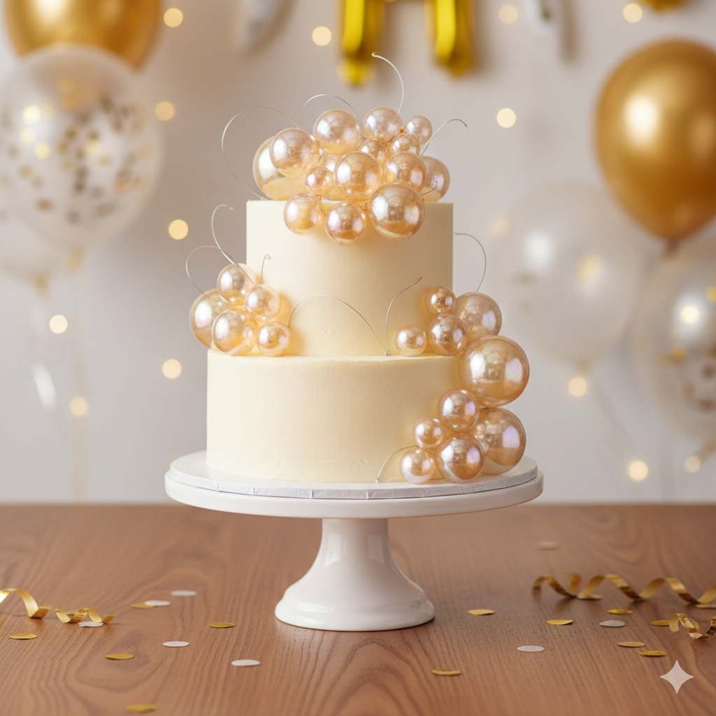 CAKE DECORATION  OR FAUX BALL  CRYSTAL YELLOW  COLOR (12 PCS OF  SAME COLOR IN  PACKET)