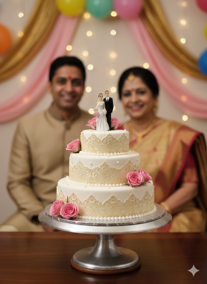 CAKE TOY STATUE  BRIDE AND GROOM  WEDDING  PHOTOSHOOT 1 PC