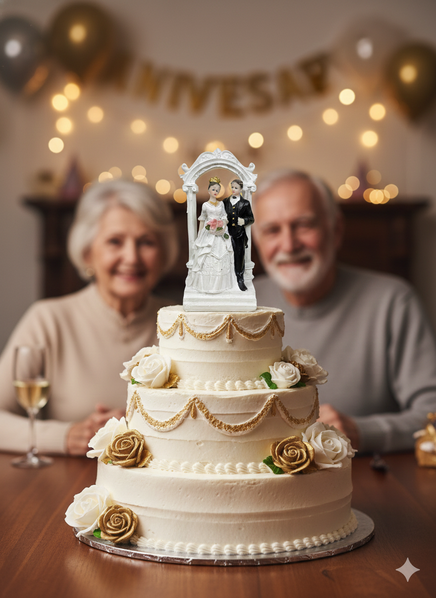 CAKE TOY STATUE  JUST MARRIED COUPLE  1 PC