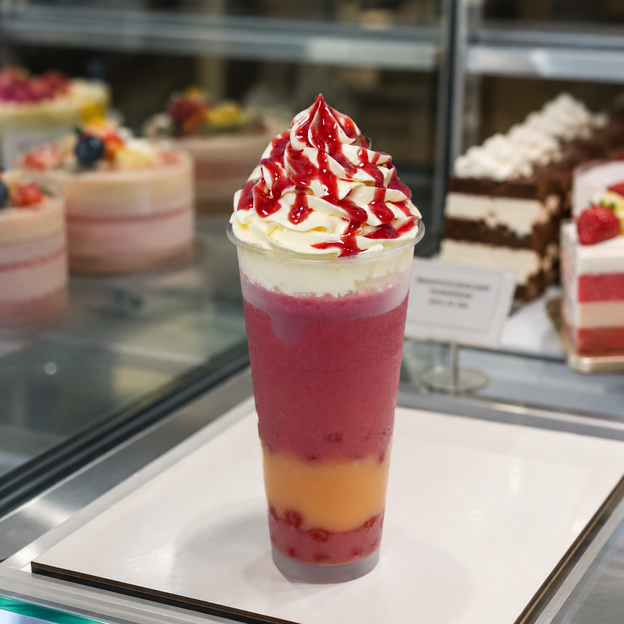ARTIFICIAL FOOD DUMMY STRAWBERRY SMOOTHIE (1 PC) 13606 2074-11