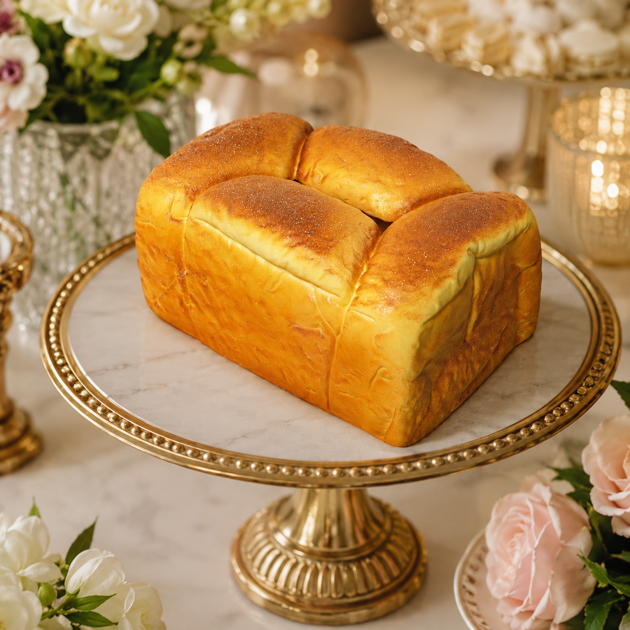 ARTIFICIAL FOOD DUMMY BREAD  NAPKIN BOX (1 PC) 13608 2074-12