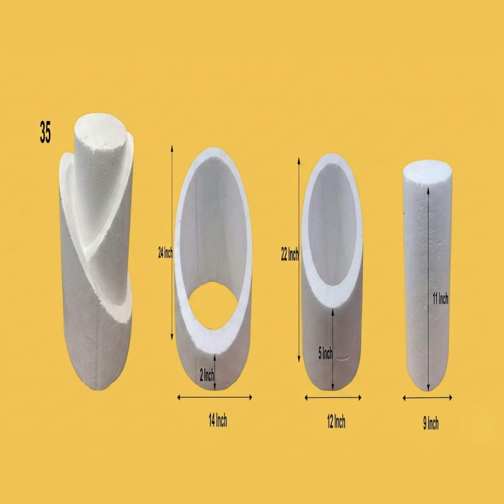 Round Shape Dummy (10.5"x7.5", 9"x9", 9"x6.8" Set of 1 PCS)
