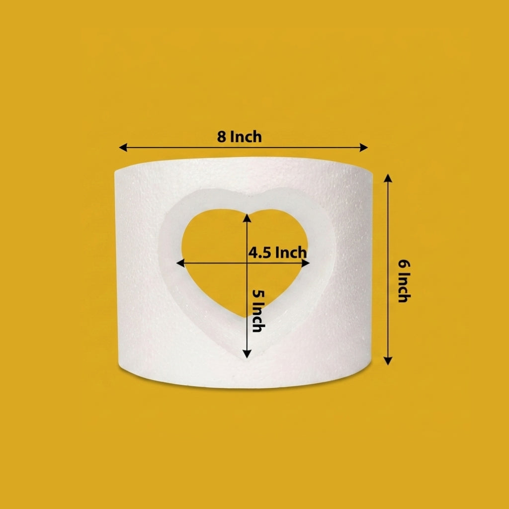 Heart Shape Cut (4.5"x5", 8"x6" Set of 1 PCS)
