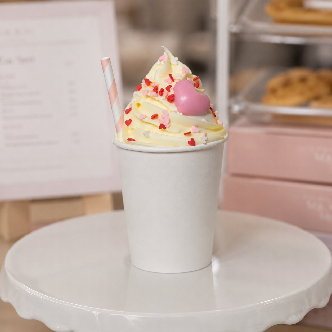 ARTIFICIAL FOOD DUMMY TWO FLAVOURS ICE CREAM SHAKE (2 PCS) 13613 2074-17