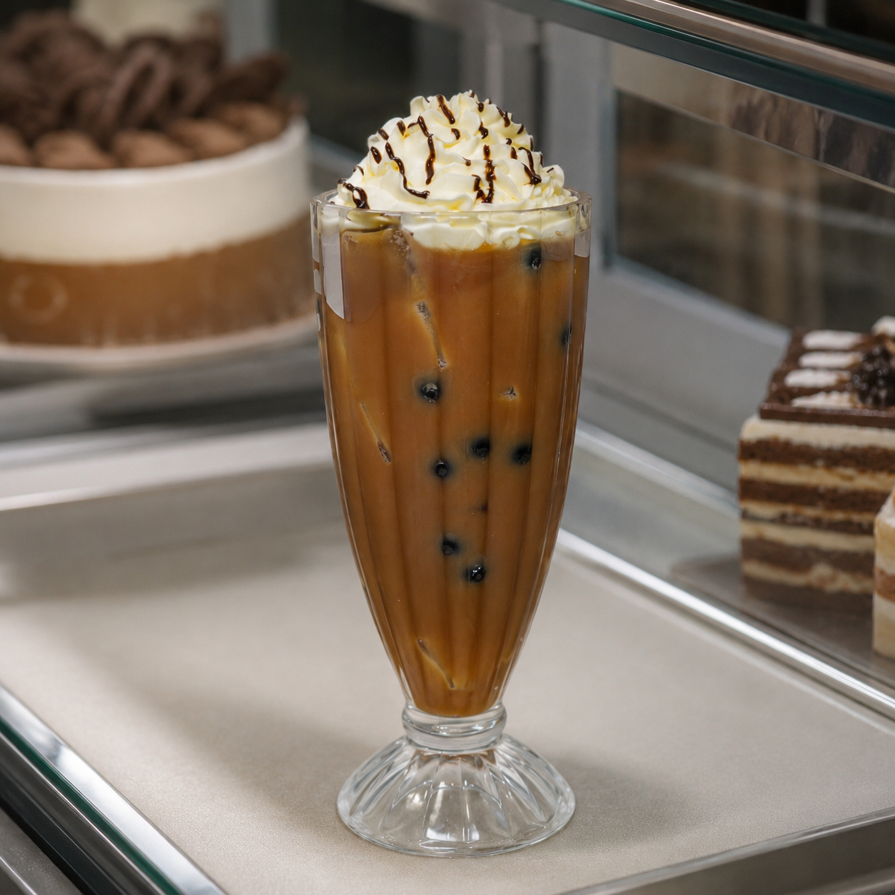 ARTIFICIAL FOOD DUMMY CHOCOLATE MILK SHAKE (1 PC) 13602 2074-8