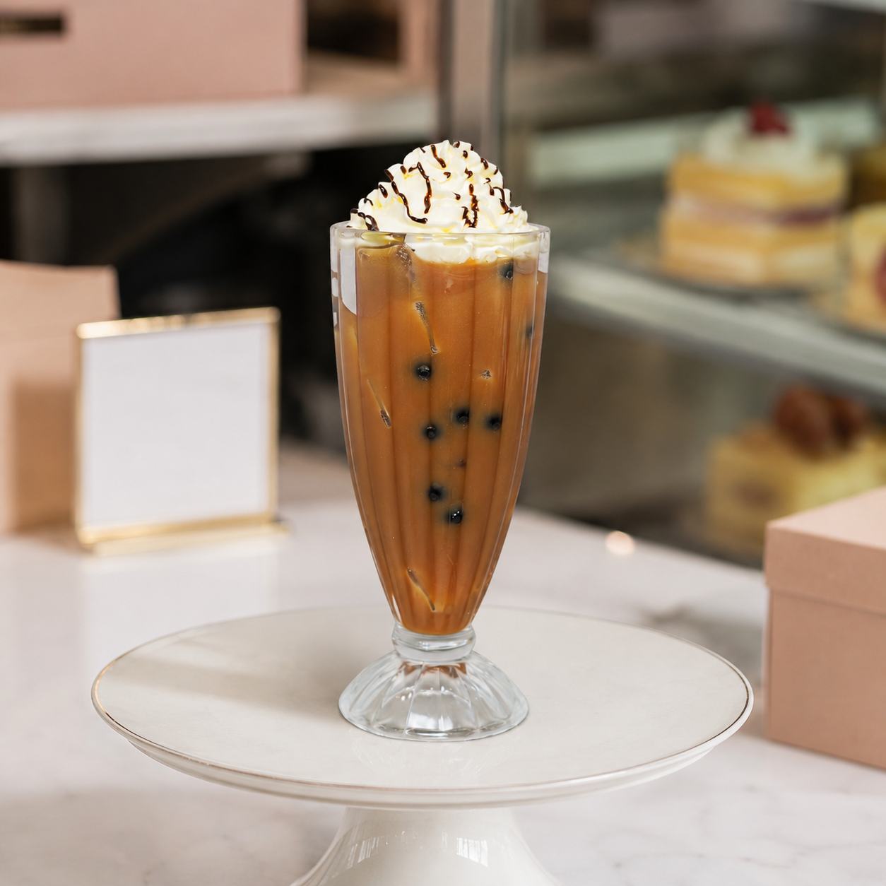 ARTIFICIAL FOOD DUMMY CHOCOLATE MILK SHAKE (1 PC) 13602 2074-8