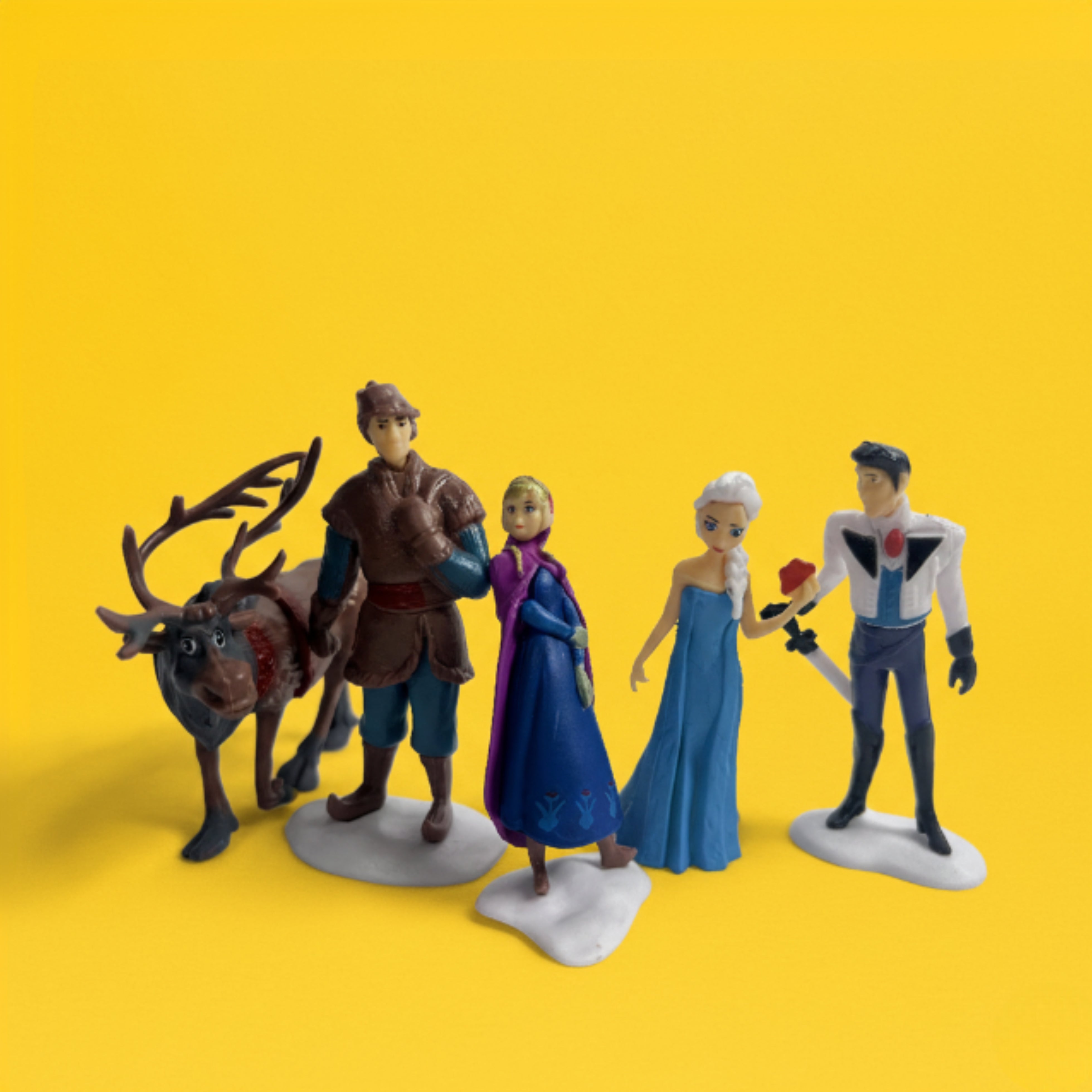 CAKE TOY DISNEY  FROZEN (SET OF 6  PCS)