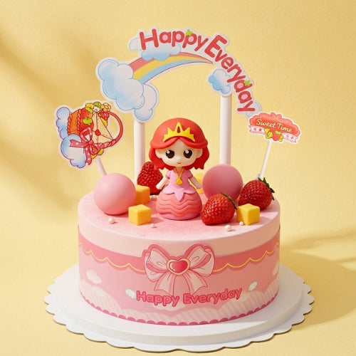 STRAWBERRY PRINCESS CAKE ACCESSORIES (13390)