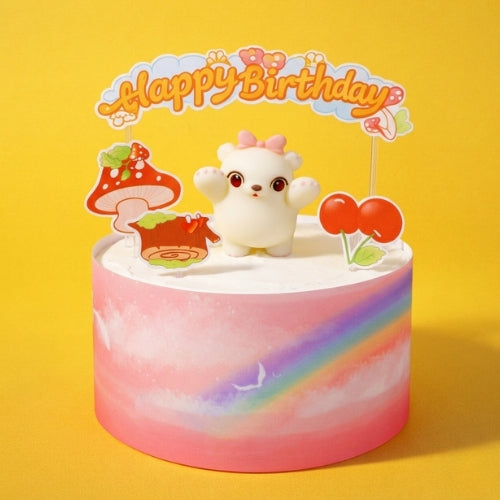 APPY RAINBOW BEAR CAKE ACCESSORIES (13393)