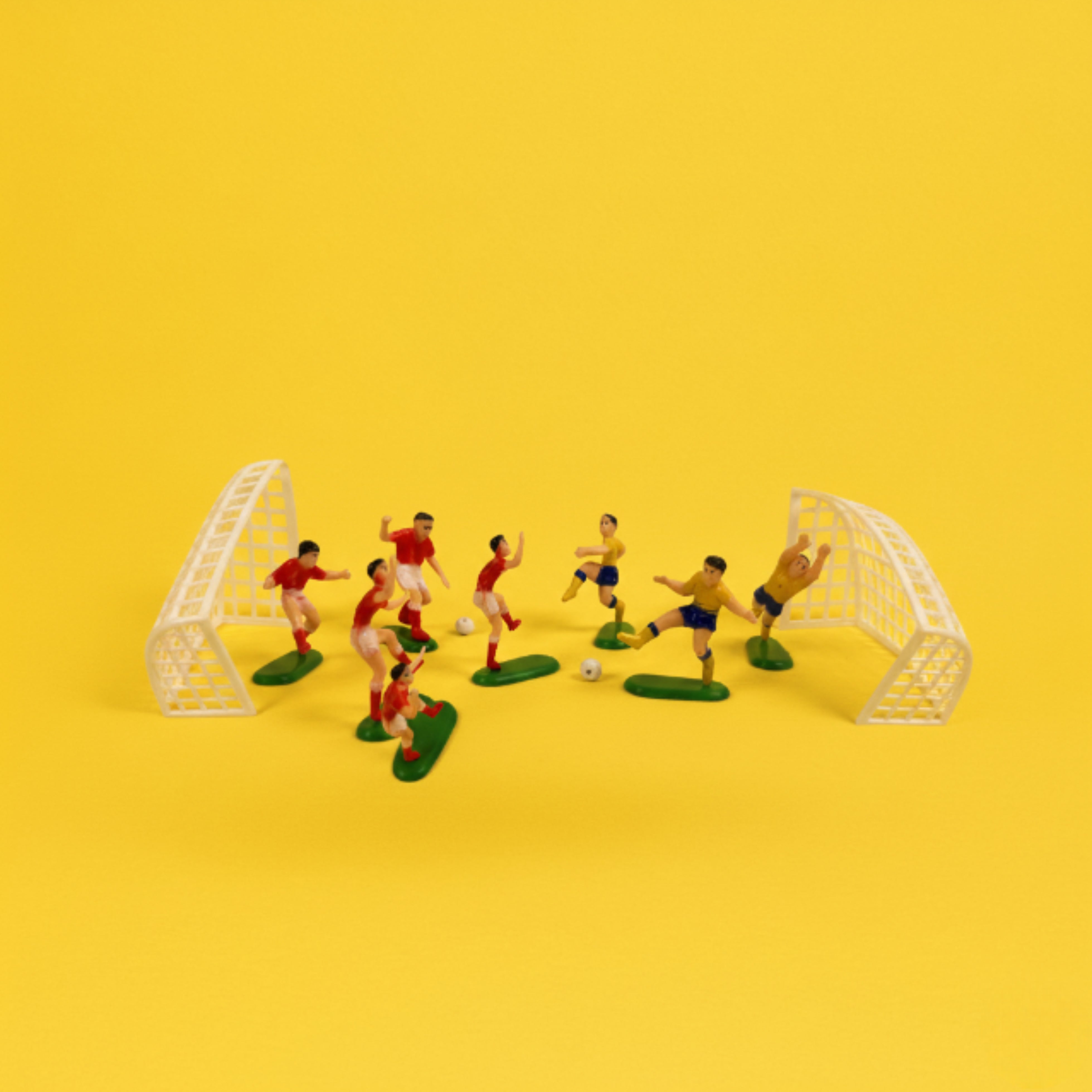 CAKE TOY  FOOTBALL SET OF  10 PCS