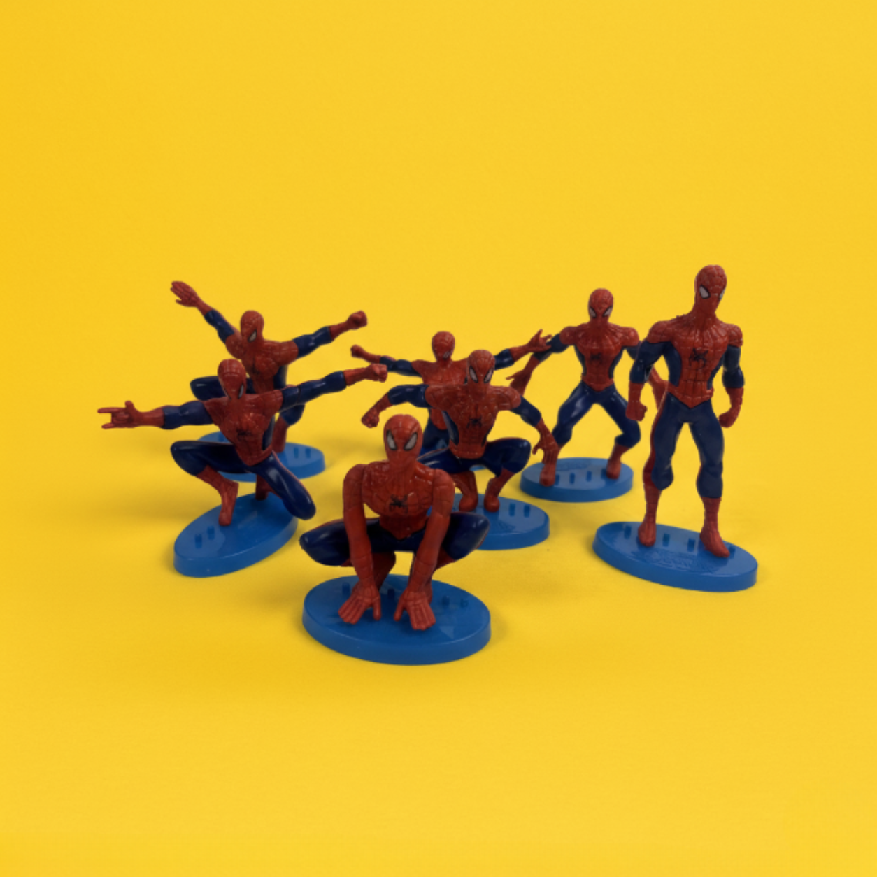 CAKE TOY SPIDERMAN  BIG SET OF 7 PCS 13284