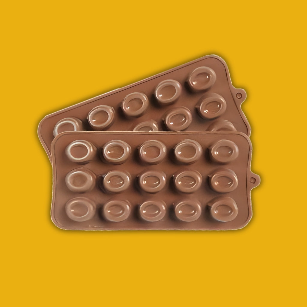 Mini Oval Chocolate Mould (Set of 3 PCS) CP/010
