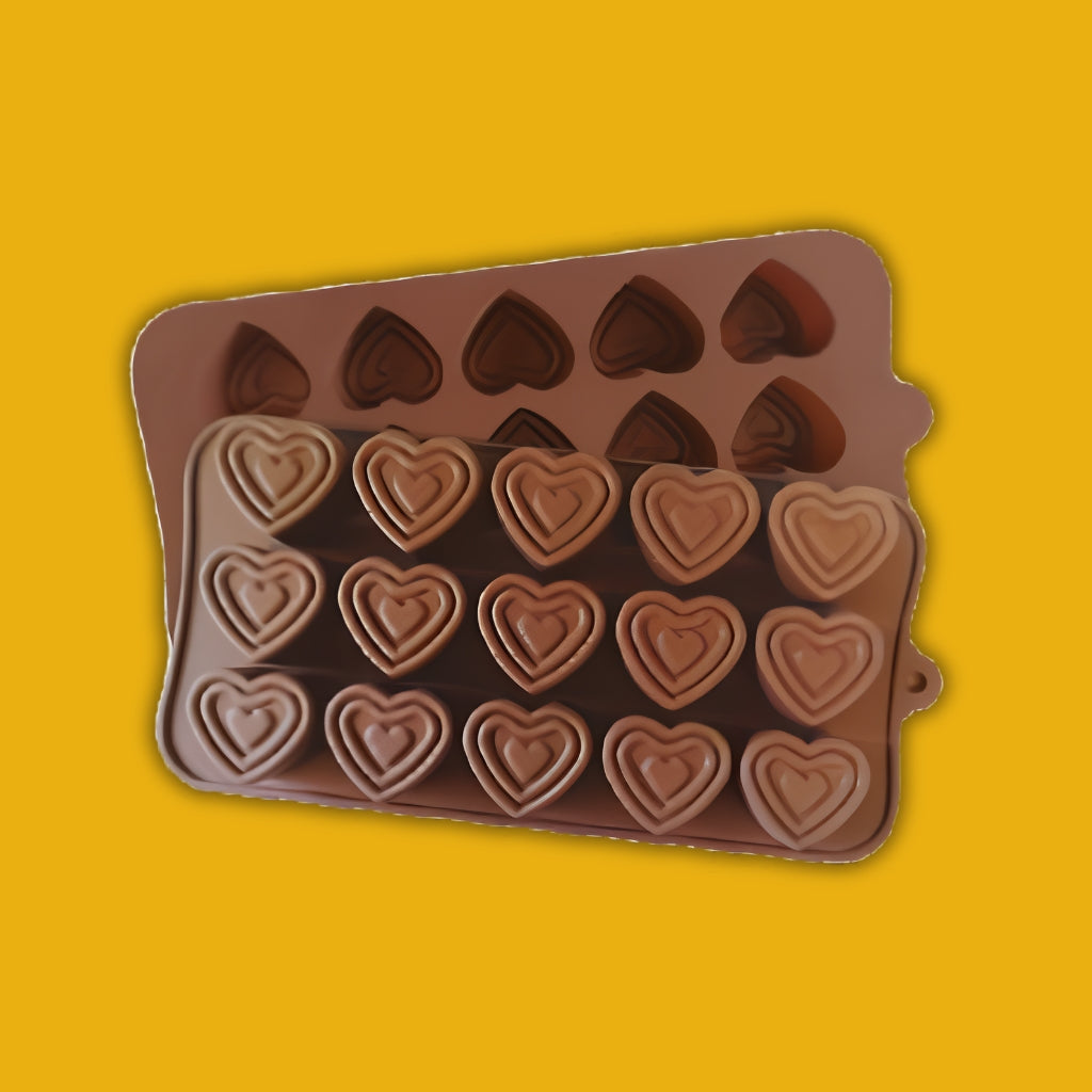 Big Heart Chocolate Mould (Set of 3 PCS) CP/013
