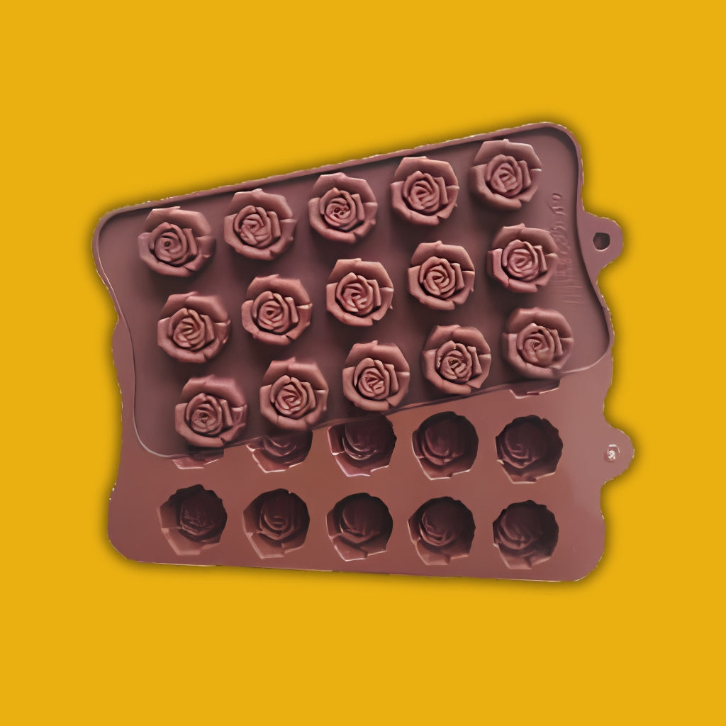 Rose 2 Chocolate Mould (Set of 3 PCS)  CP/015