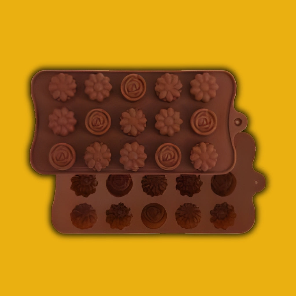 Assorted Flower Chocolate Mould (Set of 3 PCS)