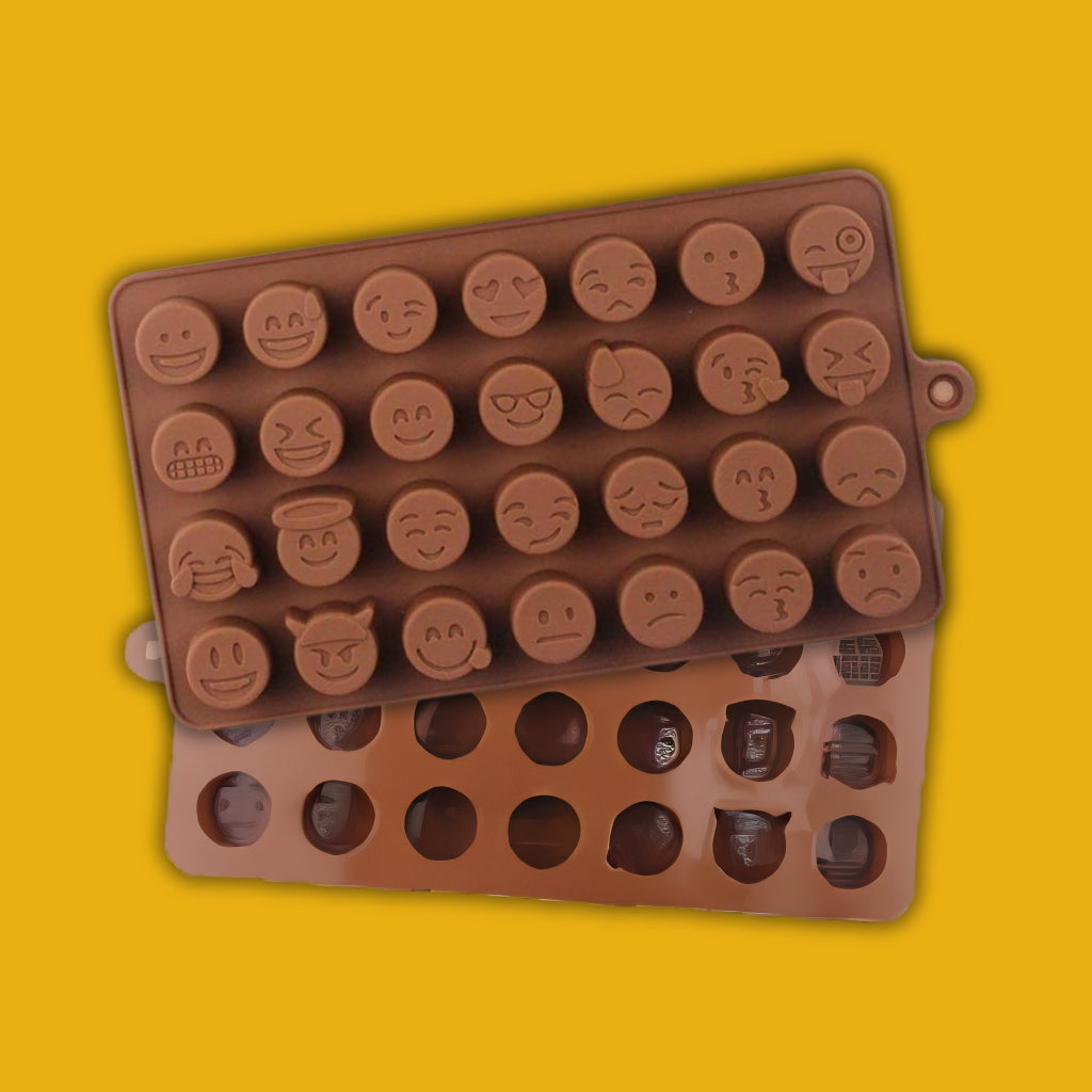 Emoji Chocolate Mould (Set of 3 PCS)  CP/018
