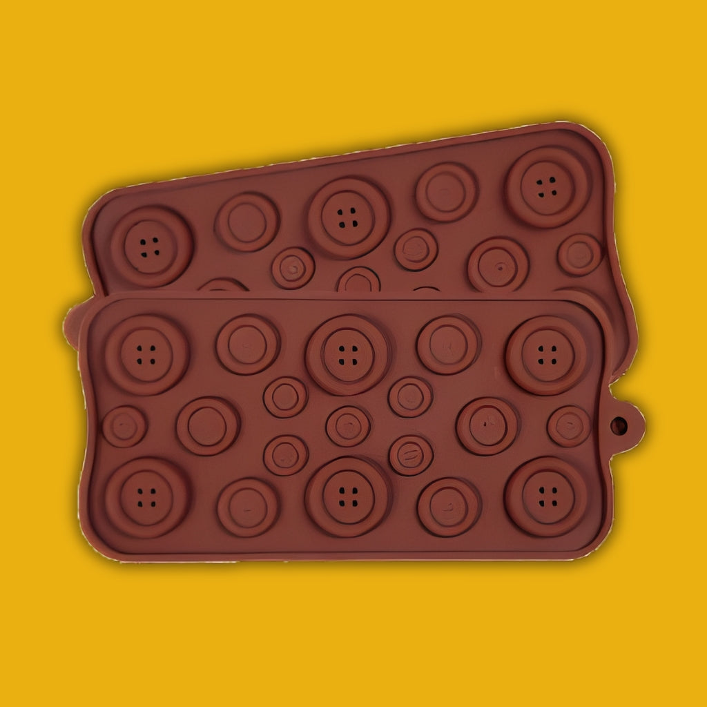 Button Chocolate Mould (Set of 3 PCS) CP/028