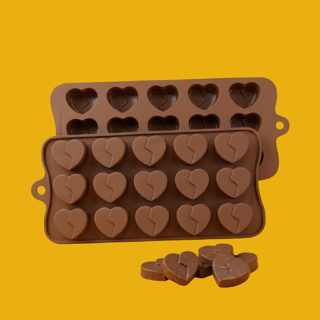 Broken Heart Chocolate Mould (Set of 3 PCS)  CP/030