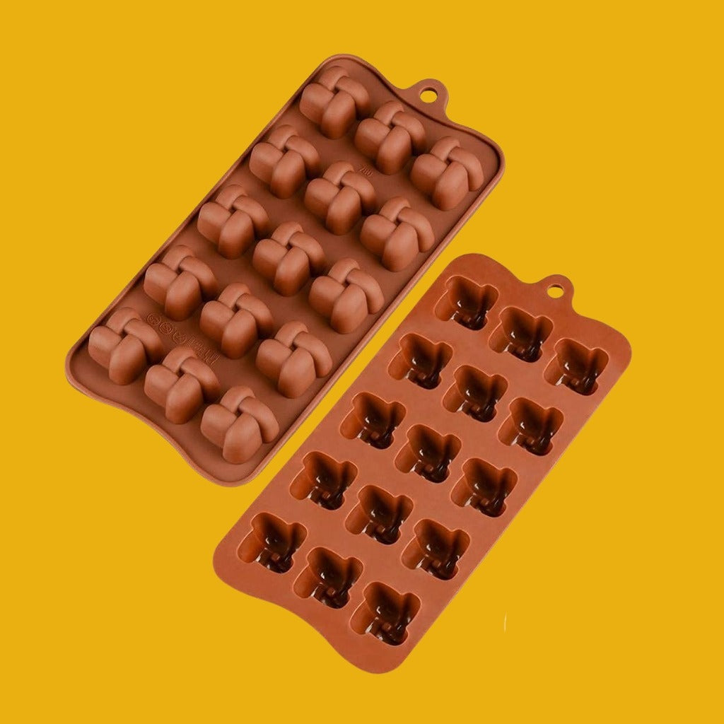 Braided Square Chocolate Mould (Set of 3 PCS) CP/060