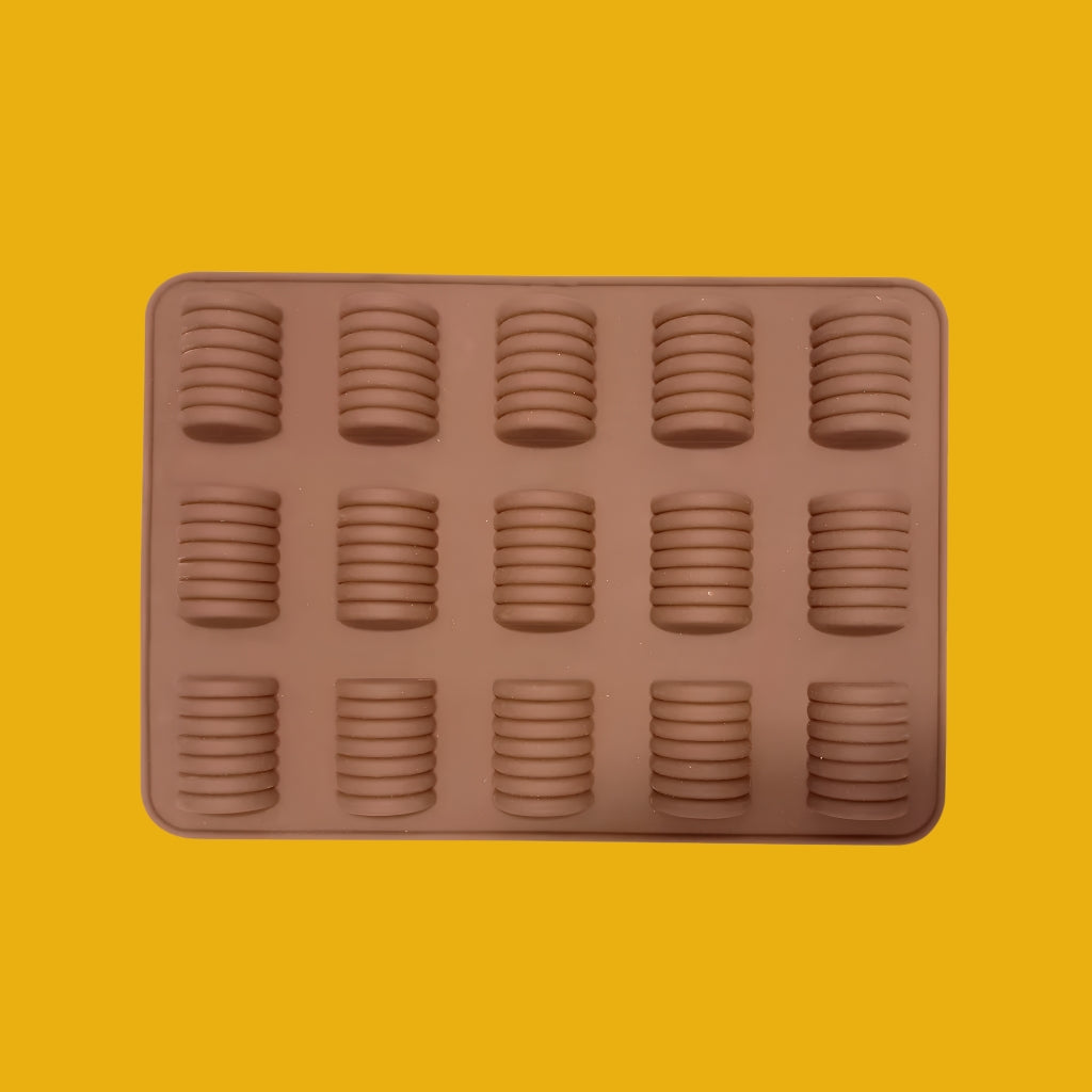 15 Cav. Spiral Chocolate Mould (Set of 3 PCS) CP/066
