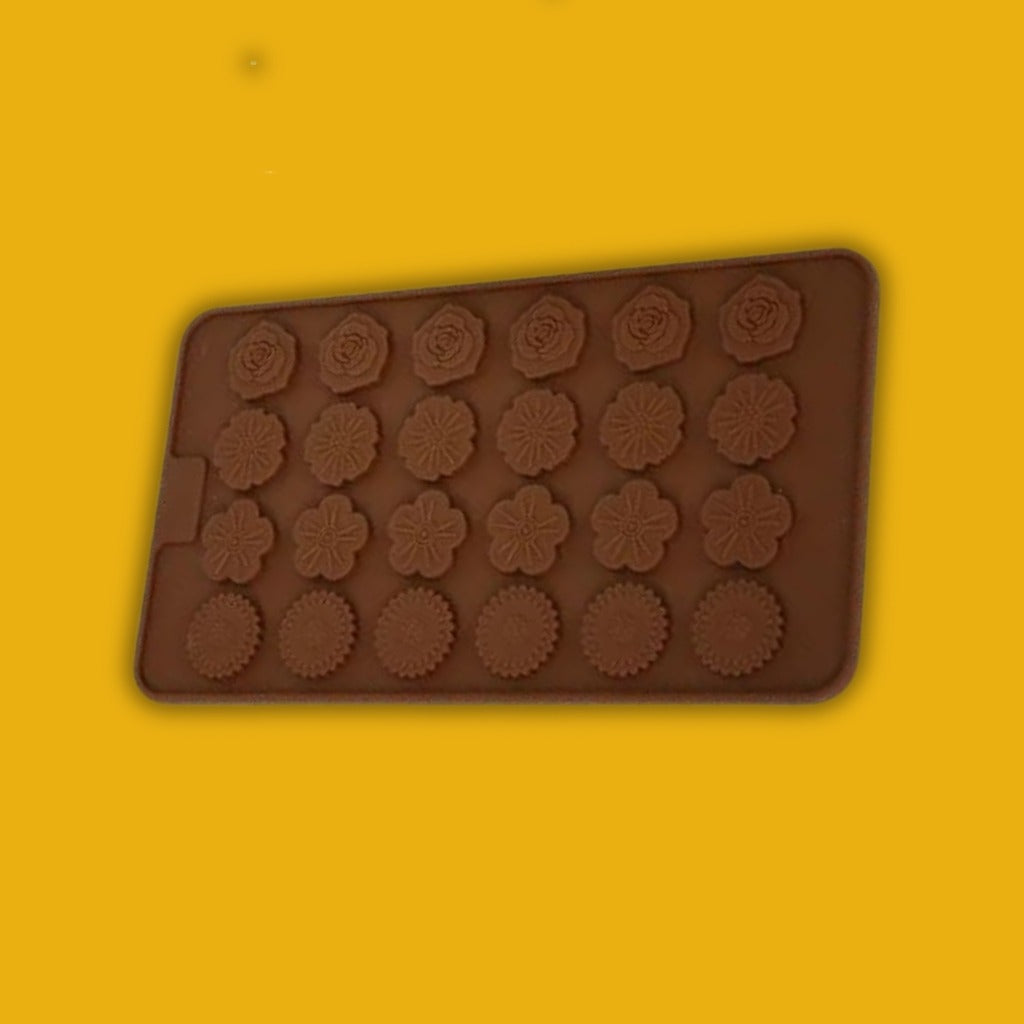 Assorted Flower-2 Chocolate Mould (Set of 3 PCS) CP/068