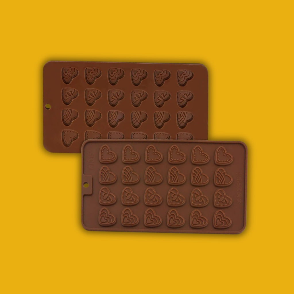 Assorted Heart Chocolate Mould (Set of 3 PCS)