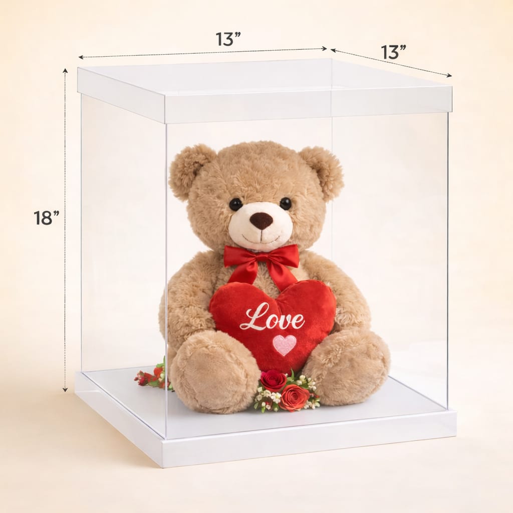 Transparent Box  (13x13x18" Set of 3 PCS ) (Barcode 13790)