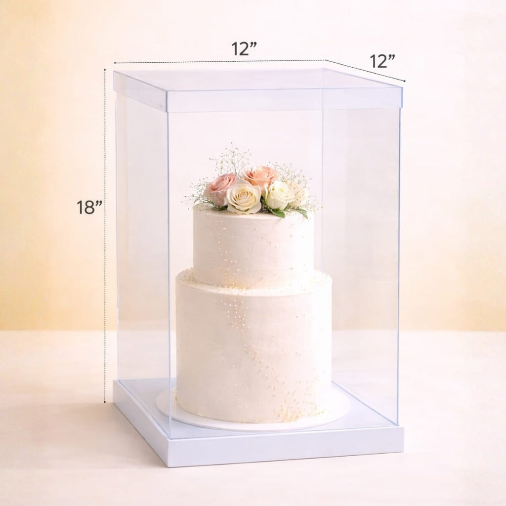 Transparent Cake Box  (12x12x18" Set of 3 PCS)