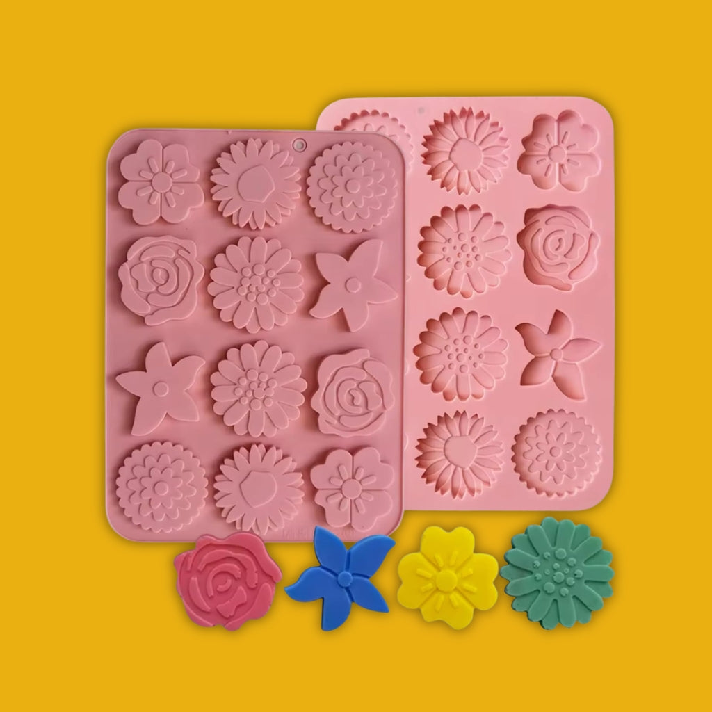Multi Flower-3 Cake Board MB/1075 (SET of 3 PCS)  CP/075