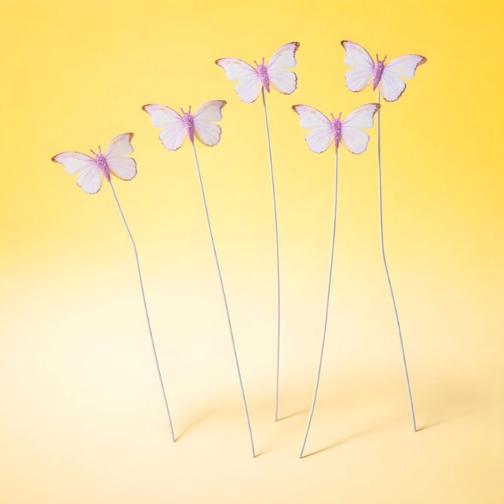 Paper Butterfly Cake Topper (Set of 5 pcs)