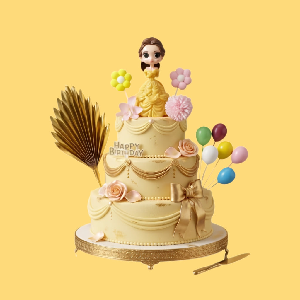 Belle Cake Topper Accessories (Set of 2 pcs)