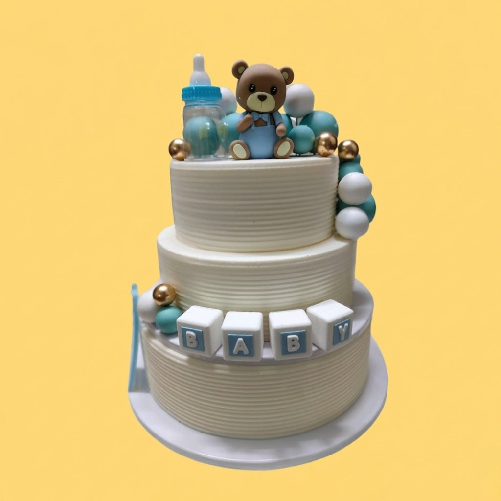 Baby Teddy Bear Cake Topper Accessories (Set of 1 pcs)